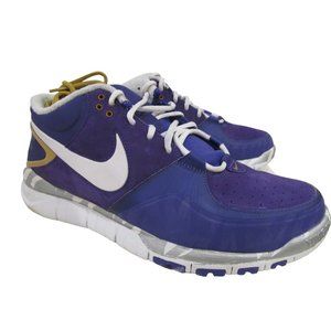 NIKE Trnr 1.3 w/Box 512259-517 LSU Flywire Mid Shield Rivalry SNEAKERS SHOES 13